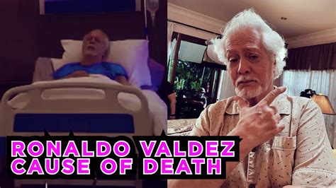 real cause of death of ronaldo valdez